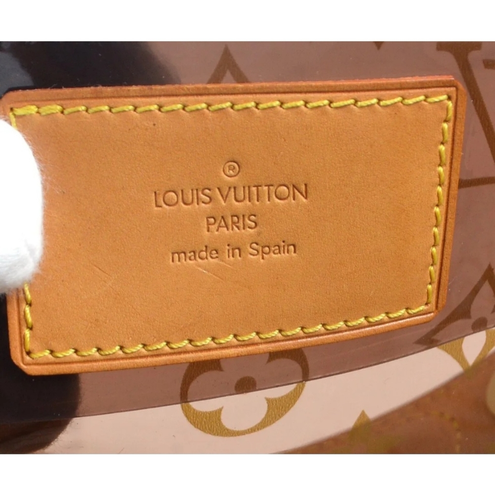 Louis Vuitton Monogram Clear Vinyl Cabas Ambre MM Tote Bag - Ivy - Picture 9 of 10